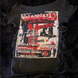 Distressed Wednesday 13 T-shirt